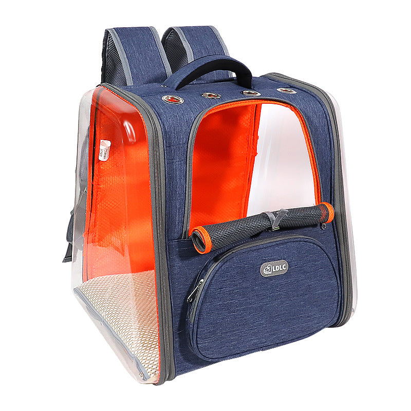 Transparent Pet Travel Backpack