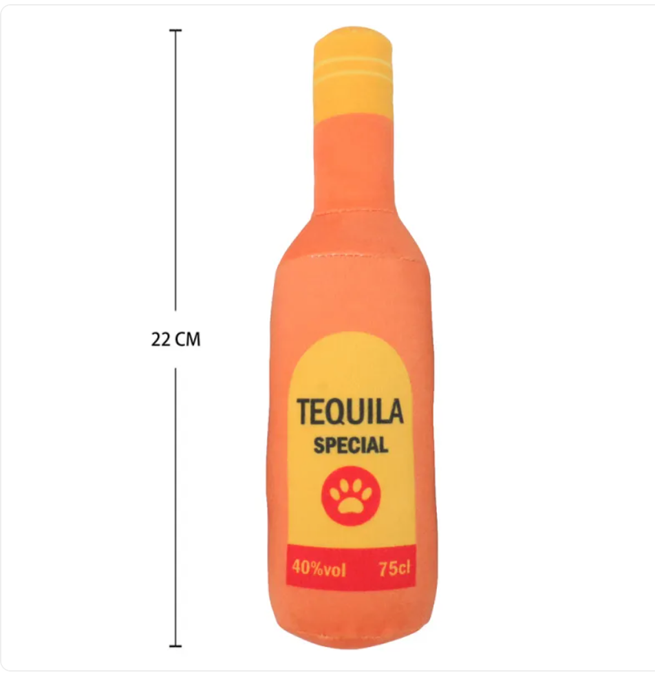 Bottle-Shaped Durable Pet Chew Toy