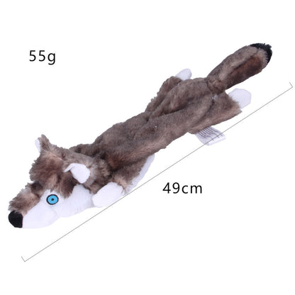 Long Plush Chew Toy for Dogs