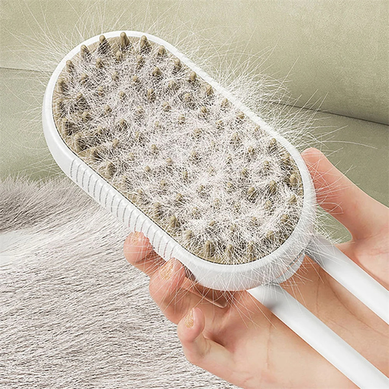 3-in-1 Electric Spray Pet Grooming Brush