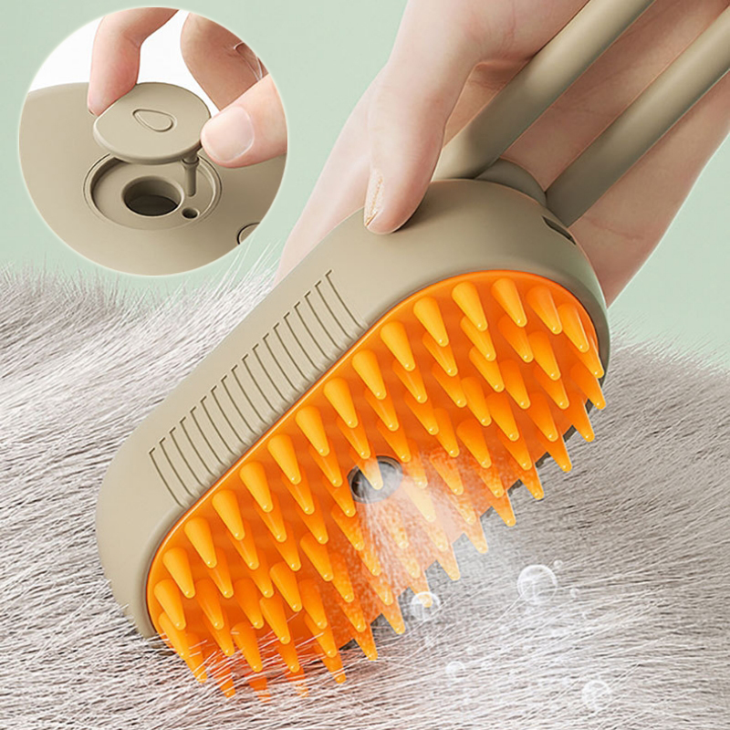 3-in-1 Electric Spray Pet Grooming Brush
