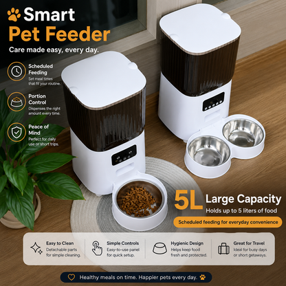 5L Automatic Pet Feeder