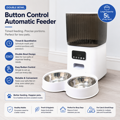 5L Automatic Pet Feeder
