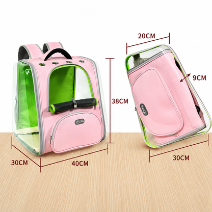 Transparent Pet Travel Backpack