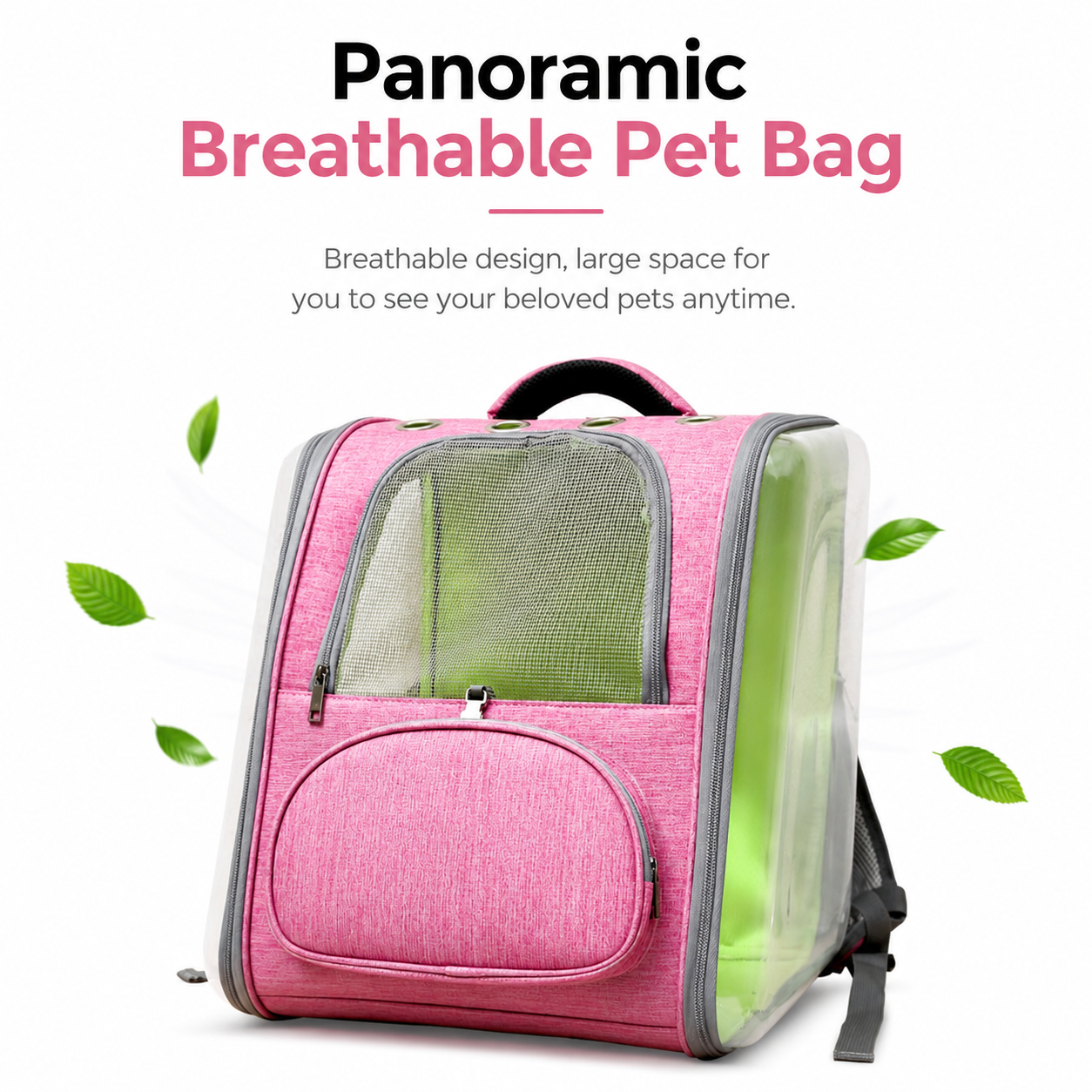 Transparent Pet Travel Backpack