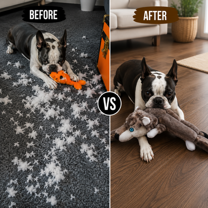 Long Plush Chew Toy for Dogs