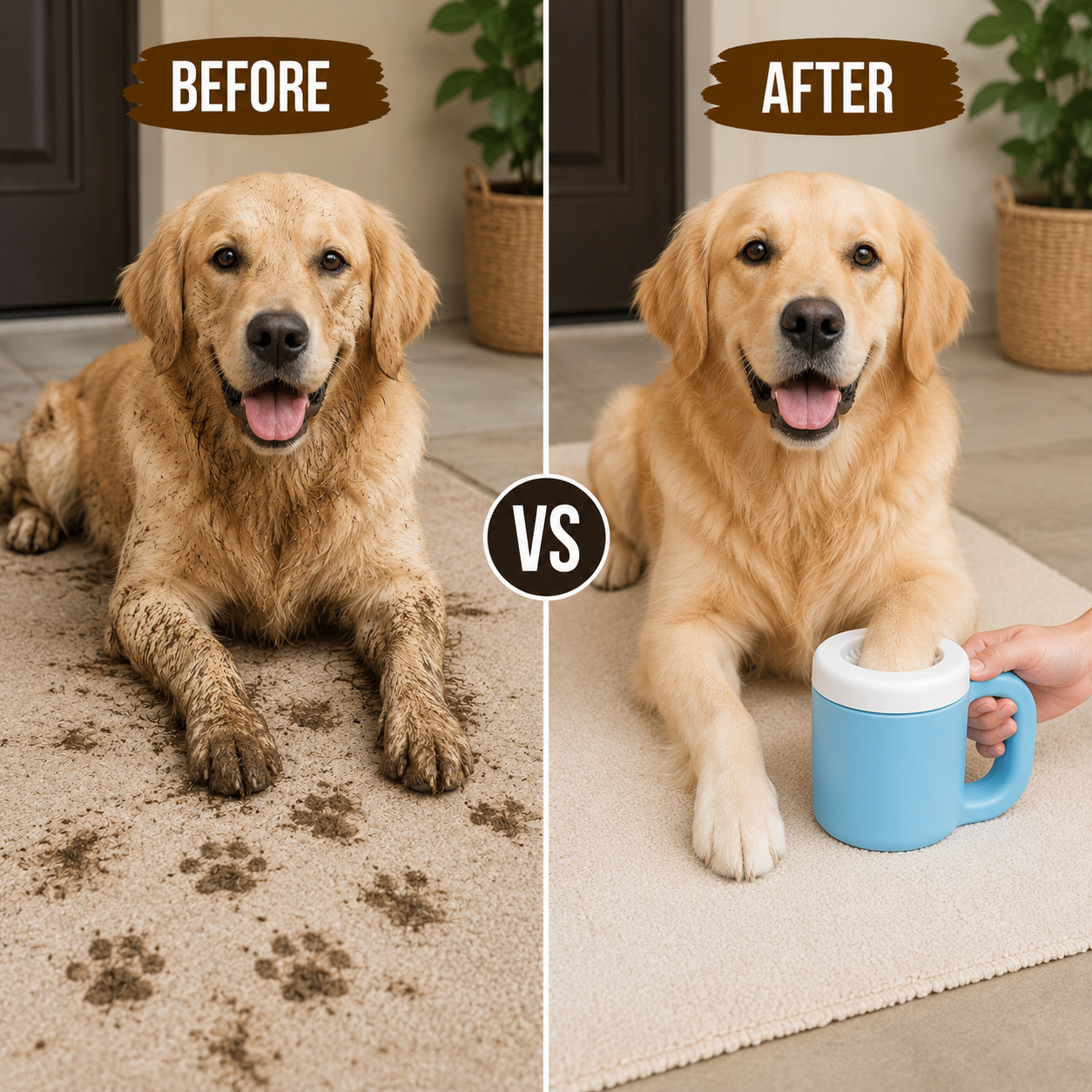 360° Pet Paw Cleaner Cup