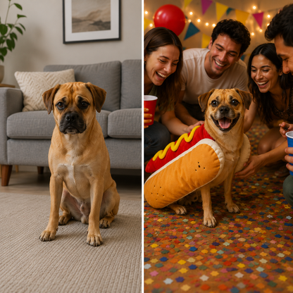 Hot Dog Costume for Pets - Fun & Comfortable Dog/Cat Outfit