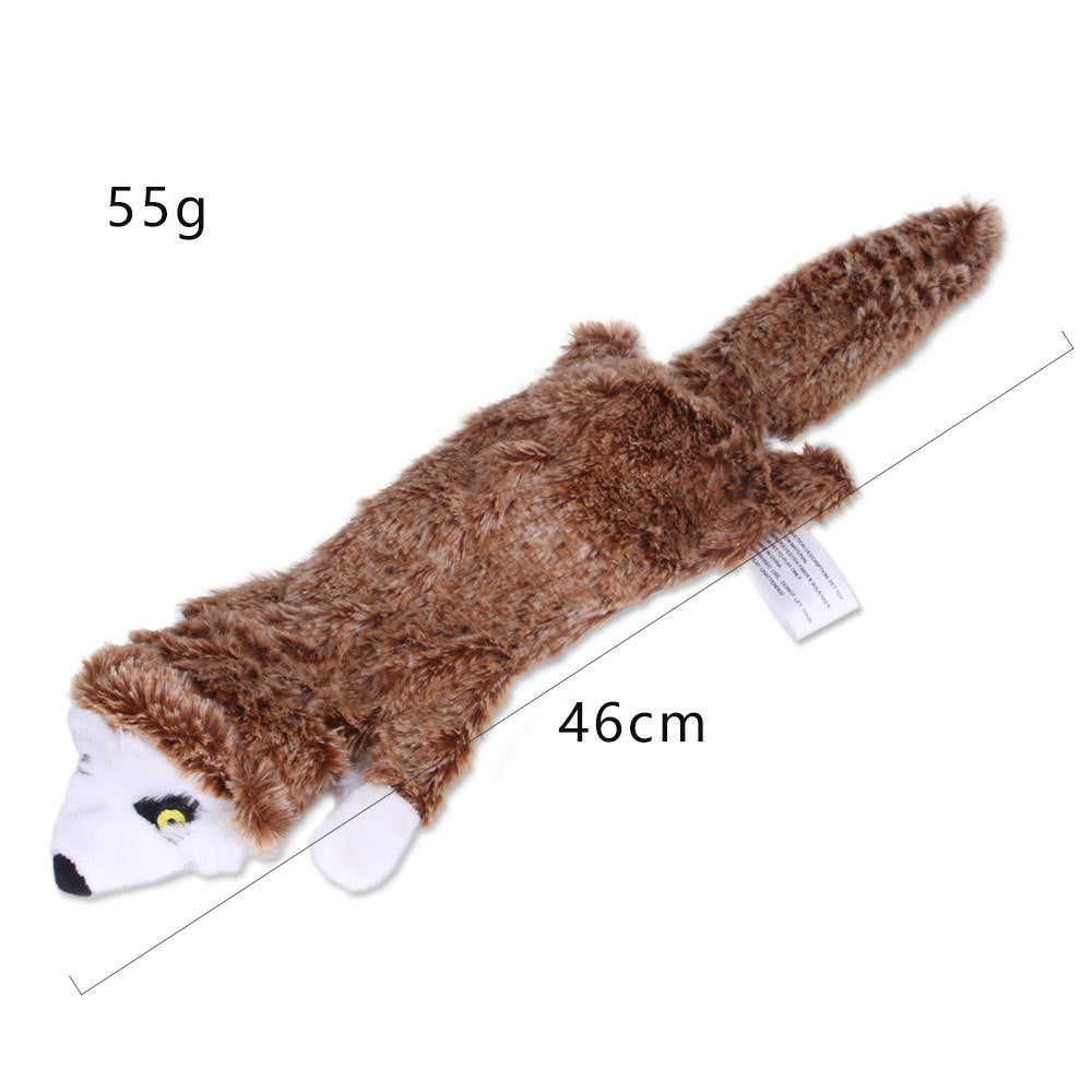Long Plush Chew Toy for Dogs