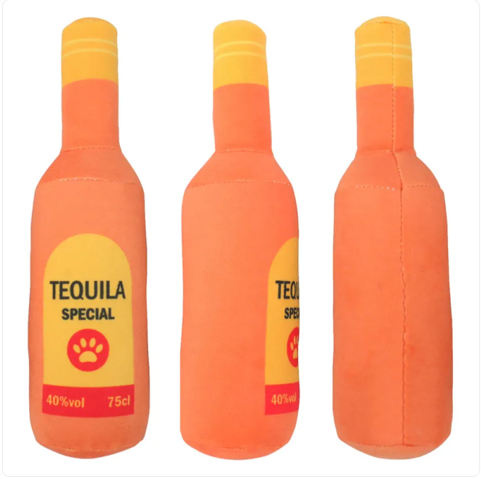 Bottle-Shaped Durable Pet Chew Toy