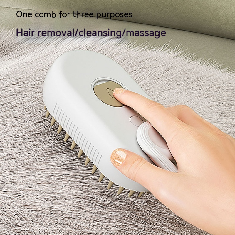 3-in-1 Electric Spray Pet Grooming Brush