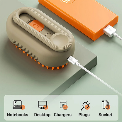 3-in-1 Electric Spray Pet Grooming Brush